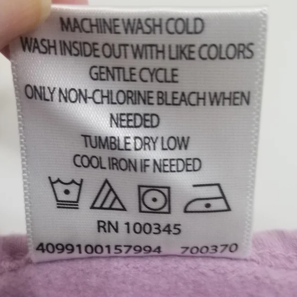 For warm vacations- SOFT lilac-colored EUC swimsuit cover, w pockets! - Picture 4 of 5